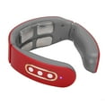thumbnail image 2 of Masajeador cervical inalámbrico rojo con 9 niveles de alivio del cuello, cuidado eléctrico de las vértebras para una comodidad en movimiento, 2 of 8