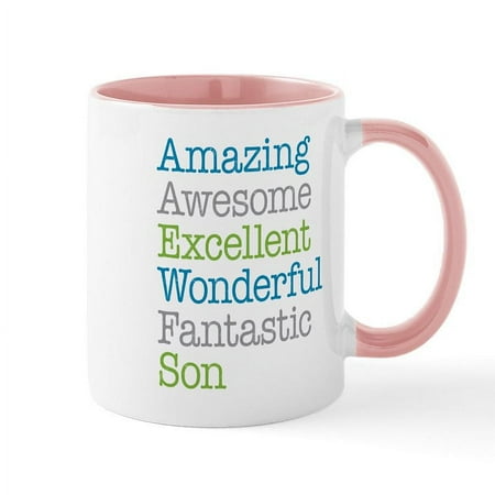 

CafePress - Son Amazing Fantastic Mug - 11 oz Ceramic Mug - Novelty Coffee Tea Cup