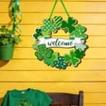 thumbnail image 6 of ChicYu Wooden St. Patrick's Day Decoration Door Wreath for Front Door Sign Wall Signs Spring Decoration,Welcome Hanging for Home Decor Party Outdoor Indoor, 6 of 6