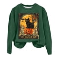 thumbnail image 7 of Futezty Halloween Sweatshirts for Women Plus Size Long Sleeve Cute Graphic Pullover Top 2025 Fall Fashion Shirt Clothes, 7 of 7
