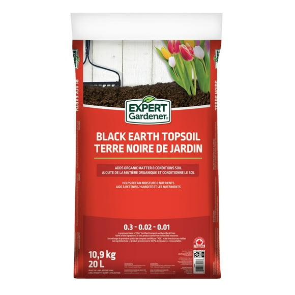 Expert Gardener Black Earth Topsoil 10.9 Kg