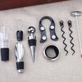 thumbnail image 4 of 1 Set of 9PCS Red Wine Bottle Opener Kit Wine Bottle Opener Business Gift Box Set Portable Wine Set Bottle Opener Kit Complete Wine Bottle Opener Set with Box for Bar Hotel Home Brown, 4 of 8