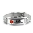 thumbnail image 1 of DEBGFS Bracelet Ajustable d'Urgence Médical Alerte IDs, dnr, 1 of 18