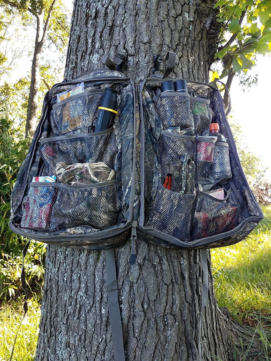 Hanging Hunting Backpack for Treestand Blind or Flooded Timber