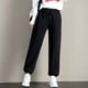 thumbnail image 3 of 3x Pantalones De Chándal Para Mujer Pantalones De Chándal Con Forro Polar Pantalones De Harén Casual Negro Sunnimix Pantalones de mujer con forro polar, 3 of 7