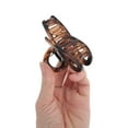 thumbnail image 4 of Unique Bargains 1 Pc Grace Cross Hair Clips for Home Bright Brown, 4 of 5