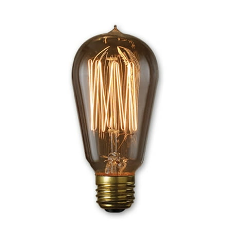 Incandescent Neodymium Medium Base Bulbrite 134019 Pack of (4) 40 Watt Dimmable ST18 Shaped Medium (E26) Base Incandescent Bulbs ()