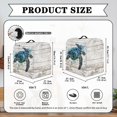 thumbnail image 3 of TSOVTHRID Sea Turtle Wood Print Stand Mixer Cover Paint Splatter Pattern Foldable Waterproof Dust Cover for Kitchen Mixer Reusable Kitchen Counter Mixer Parts & Accessories with 2 Pockets,S, 3 of 7