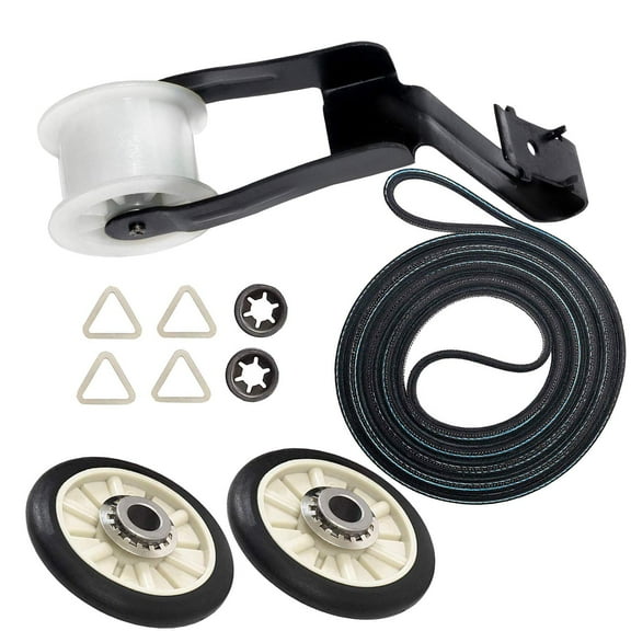 Rongsi 4392065 Dryer Repair Kit With 349241T Drum Roller Kit, Dryer Parts,691366 Idler Pulley 341241 Belt by Seentech - Exact fit for Whirlpool & Kenmore Dryers - Replaces AP3131942