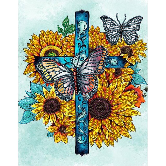 Diamond Painting 5D DIY Taladro parcial Girasol Home Decor Art Craft (YXC734)