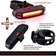 thumbnail image 2 of 4Pcs Rechargeable Bike Light for Night Riding, Bike Tail Light Sets, Ultra Bright Bicycle LED Safety Light, Waterproof Cycling Taillight 7 Modes for Road Mountain Night Riding, 2 of 7