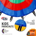 thumbnail image 4 of Paracaídas Kids Play GSi Rainbow, 366 cm, redondo, 12 pies, 4 of 7
