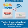 thumbnail image 6 of Huggies Natural Care Sensitive Little Monsters Edition Baby Wipes, 10 Pack, 560 Count, 6 of 10