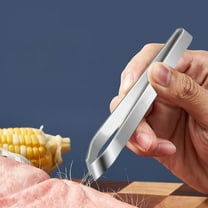 Food Grade 430 Stainless Steel Kitchen Tweezers, Slant Design, Anti-Rust, Fine Polishing, for Cooking Grasping Food, Easy to Clean