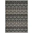 thumbnail image 4 of SAFAVIEH Veranda Luwig Southwestern Indoor/Outdoor Area Rug, 4' x 5'7", Black/Beige, 4 of 10