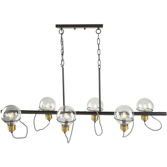 Artcraft Lighting - Martina-6 Light Island in Industrial Style-15.31 Inches Wide