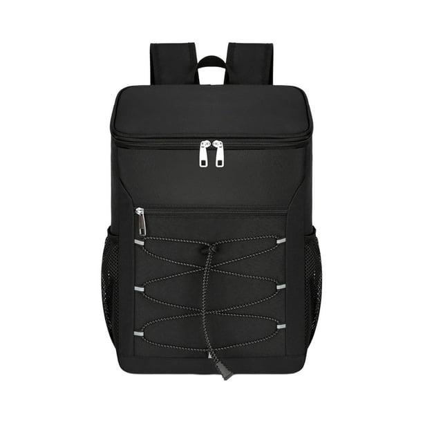 Mochila aislada antes del almuerzo mochila ligera multifuncional de gran capacidad Negro kusrkot Bolsas hieleras