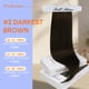 thumbnail image 2 of Extensiones de cabello humano castaño liso Full Shine de 22 pulgadas, 2 of 9