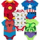 thumbnail image 1 of Pañaleros Marvel para Bebés Niños Paquete de 5 - Hulk, Spiderman, Iron Man y Capitán América, 1 of 9