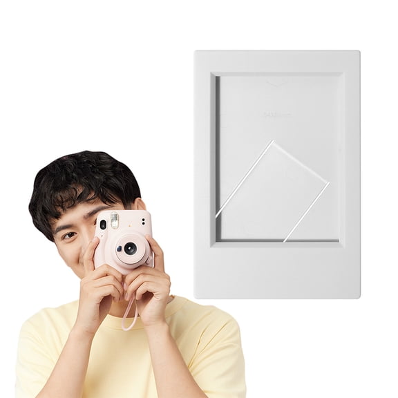 Mini Photo Frame, Tabletop Plastic Picture Frame for Display, 3 Inch Photocard Holder for Desk, Ornament and Home Decor for Office