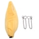 thumbnail image 1 of Cama colgante para mascotas, nido de terciopelo con forma de plátano para mascotas, hamaca para hámster (amarilla), 1 of 14