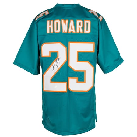 Xavien Howard Signed Custom Teal Pro Style Football Jersey JSA ITP
