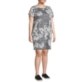 thumbnail image 4 of Terra & Sky Women's Plus Size Twisted T-Shirt Dress, 4 of 6
