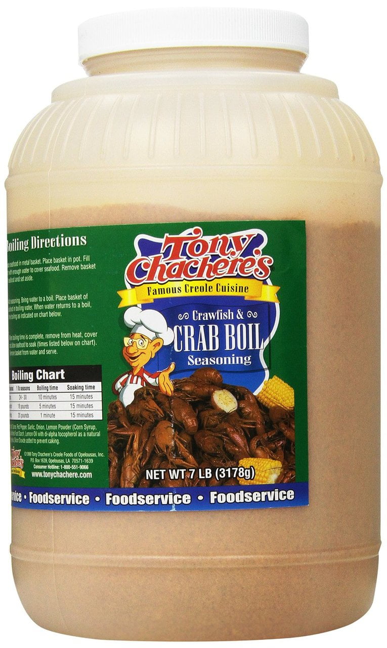 Tony Chachere Seafood Seasonings, Crawfish and Crab Boil, 7