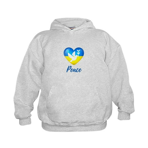 CafePress - Ukraine Flag Peace Dove Sweatshirt - Kids Hooded Sweatshirt, Classic Hoodie
