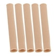 thumbnail image 2 of Finger Toe Tube Sleeve 5pcs Finger Toe Tube Toe Sleeve Separator Pedicure Corn PU Gel Elastic Cloth Toe Protector Tube, 2 of 8
