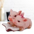 thumbnail image 1 of Pig Statue, Cute Shape Pig Figurine Attractive Decorative  for Collection for Gift, 1 of 8