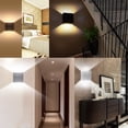 thumbnail image 4 of PEPISKY Modern Cube COB LEDs Wall Sconces 6W AC 85-265V Black White, 4 of 8