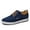 Blue, variant on Men's Invisible Height Increasing Elevator Shoes Adult Leather Lace Up Casual Shoes Dress Shoes(2.09 Inches Taller Insole)