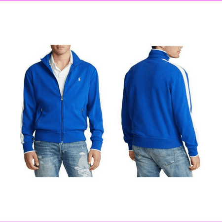 $110-Polo Ralph Lauren Cotton Track Jacket Size Men’s ,S,BLUE