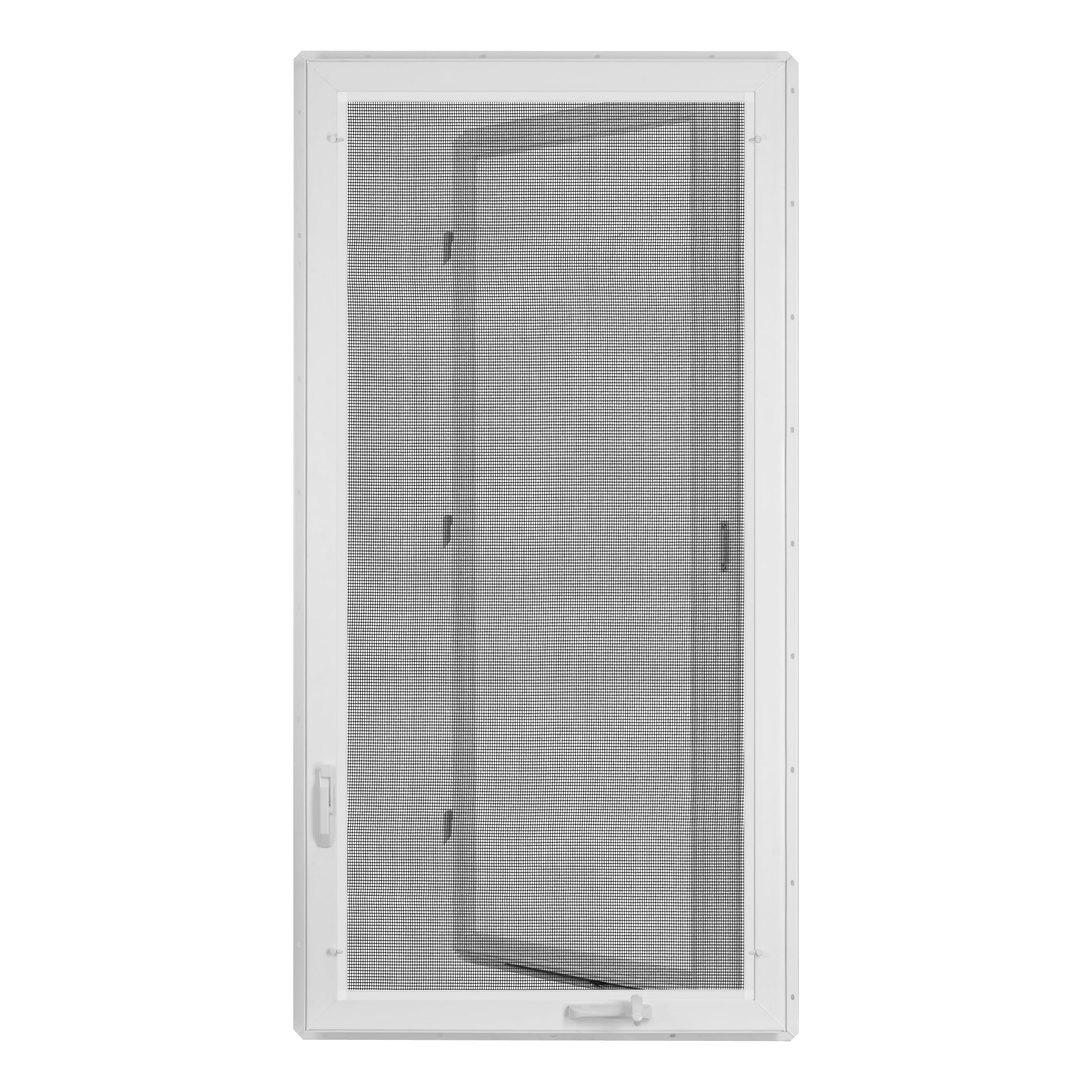 30 in. x 60 in. White Vinyl Double-Pane Insulated Right-Hand Casement Window with Screen