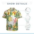thumbnail image 7 of High Quality Hawaiian Shirts for Men Short Sleeve Aloha Beach Shirt Floral Summer Casual Button Down Shirts Blouses UO58CJ, 7 of 7