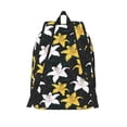 thumbnail image 2 of Lsque Lilies Flowers Pattern Canvas Daypack, Durable Backpack, High-quality Versatile Backpack,Vintage Compact Backpack-Small, 2 of 6