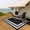 Black and White8'x 10', variant on Anoncndin Reversible Outdoor Patio Rug 9x18 Ft, Large Plastic Straw Rug Outdoor Decor Waterproof Fade-Resistant Outdoor Camping Carpet for Deck Porch Backyard