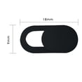 thumbnail image 1 of 50-pack webcam covers, self-adhesive sliding covers for webcams, ultra-thin front camera covers - black, 1 of 5