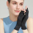 thumbnail image 5 of Women Fingerless Sun Protection Gloves Half Finger Anti-UV Sof' Gloves, 5 of 10