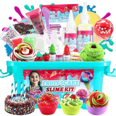 Mini Butter Slime Kit,Ice Cream Cake Slime,Stress Relief Toys, prize and Christmas gift,Party Favors for Kids, for Girls Boys 6 7 8 9 10 11 12