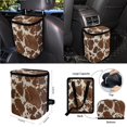 thumbnail image 4 of KUIFORTI 15 Pcs Car Seat Covers Full Set with Steering Wheel Cover and Seat Belt Covers, Cow Print Car Accessories Set Front Seats and Rear Bench Seat Protector Fashion Automotive Interior Decor, 4 of 7