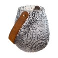 thumbnail image 1 of Maceta de vidrio para arreglos florales, decoración con asa para cinturón para flores secas, escritorio Gris, 1 of 9