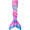 Pink, variant on Lkhaha Kids Rainbow Tail for Swimming Fish Scale Print Elastic Bathing Suit Pool Party Green 3-4 Years