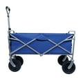 thumbnail image 5 of E-Western Collapsible Wagon Cart Foldable with Wheels for Shopping Garden Sports Groceries Camping Outdoor Navy Blue Steel Lightweight Compact Easy to Carry, 5 of 14