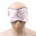 thumbnail image 4 of 10 Silk Sleep Masks Eye Shade Cover Eyepatch Blindfold Travel Sleep Aid Pink, 4 of 5