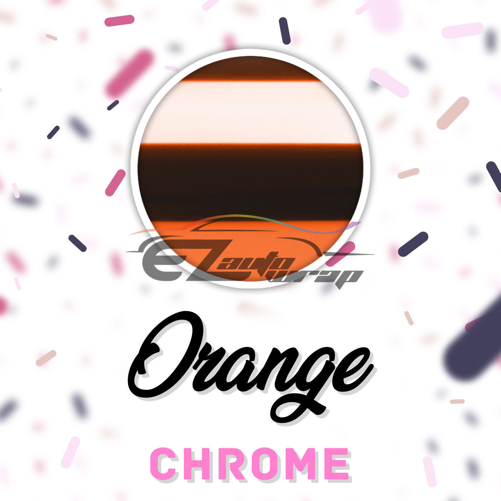 ESSMO Orange Chrome Heat Transfer Vinyl HTV Sheet T-Shirt 20" Wide Iron On Heat Press 20"x84"