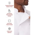 thumbnail image 3 of Chaqueta de Chef Chef Works Morocco Blanca 3XL con Manga 3/4, 3 of 3