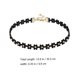 thumbnail image 2 of unbranded 2Ud Chokers Negros De Aleación Con Floral Para Fiesta Y Eventos, 2 of 8