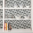 thumbnail image 6 of InHome Smoked Glass Peel & Stick Backsplash Tiles, 6 of 10